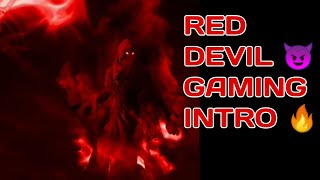 GAMING INTRO RED DEVIL 😈 || CUTE X GAMING