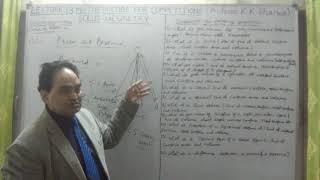 BASICS OF SOLID GEOMETRY LECTURE   13   K  STEP BY STEP LEARNING PROFESSOR KKSHARMA NEW DELHI