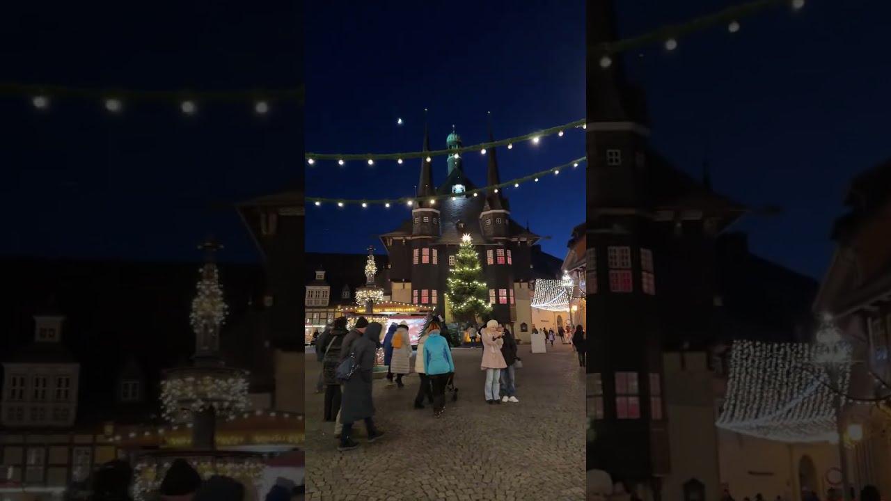🎄Wernigeröder Weihnachtsmarkt – Lichterglanz im Harz.