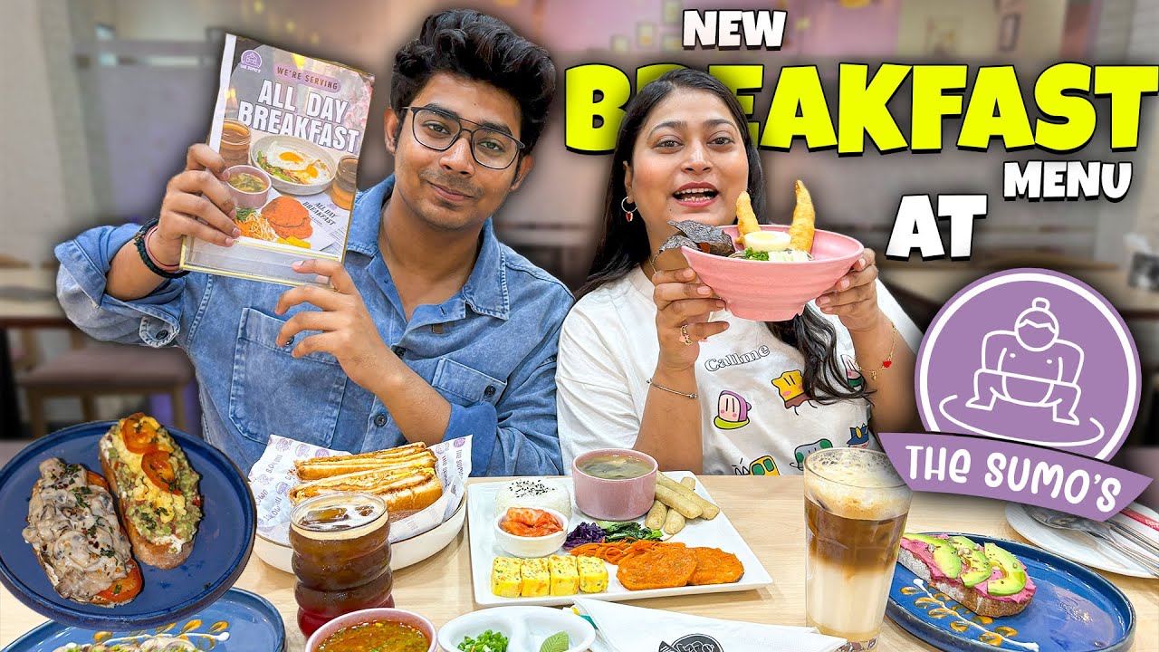 Trying NEW BREAKFAST MENU at THE SUMO's Kolkata😋 | 