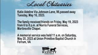 Obits for May 24, 2023