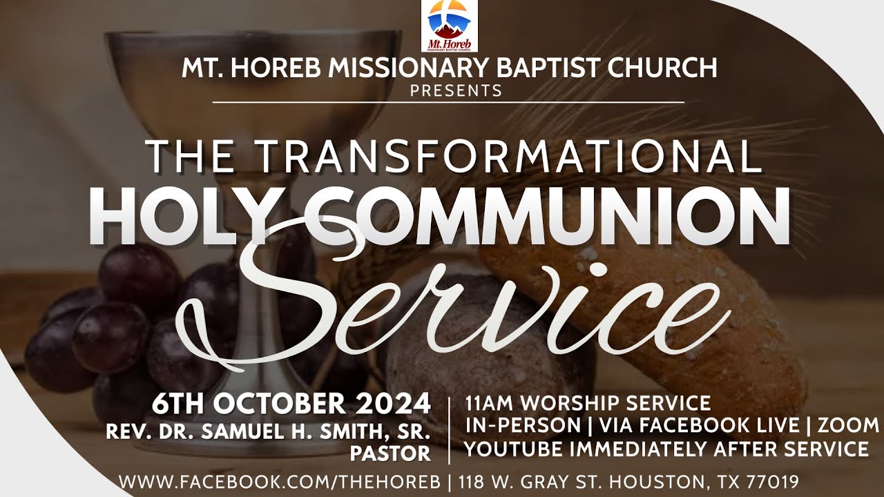 October 6, 2024 | 11AM Holy Communion Service - YouTube