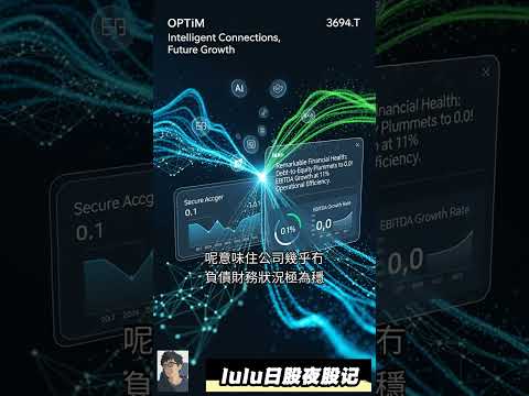 🚀 3694.T OPTiM AI掘金！未来财富等你发掘！@trade247s #3694T #lulu日股夜股记 #AI投资 #OPTiM
