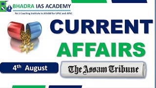 Assam Current Affairs / News Paper Analysis-4th August 2023 / Best APSC & UPSC Coaching in Guwahati screenshot 2