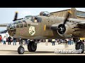 B-17 and B-25 Flybys - TBM Avenger Reunion 2022