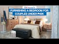 Furnishing A Bedroom For Couples Under ₱40k | MF Home TV