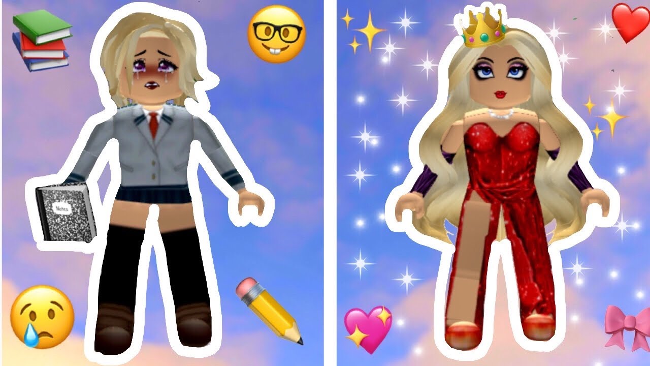 FROM NERDY TO PRINCESS MAKEOVER ROBLOX - YouTube