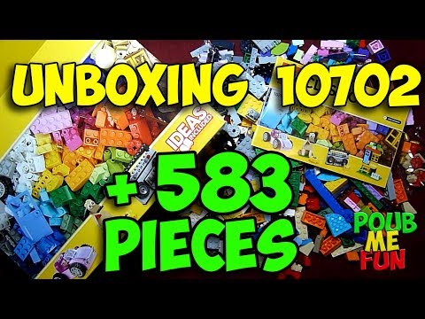 Lego Semi-Truck Building Instructions - Lego Classic 10705 How To. 