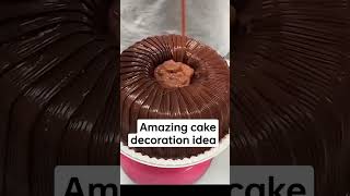 Bundt Cake decoration idea#shorts #youtube #foodie #chocolatelovers #monisaskitchen