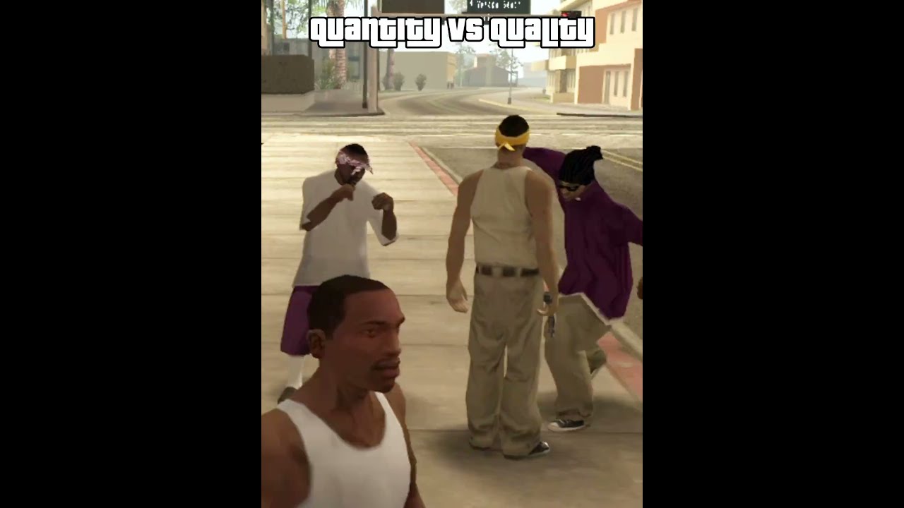 GTA San Andreas gangs are DUMB