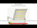 Buy 9050 Computer Chair Office Chair Home Latex Back Chair Comfortable Black Frame Desk Chair Be