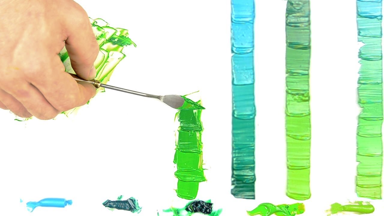 Mixing Green Oil Paint YouTube