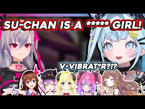 Riona Keeps Spreading Weird Rumors, Making Su-chan Get Teased Nonstop【Minecraft | Hololive】