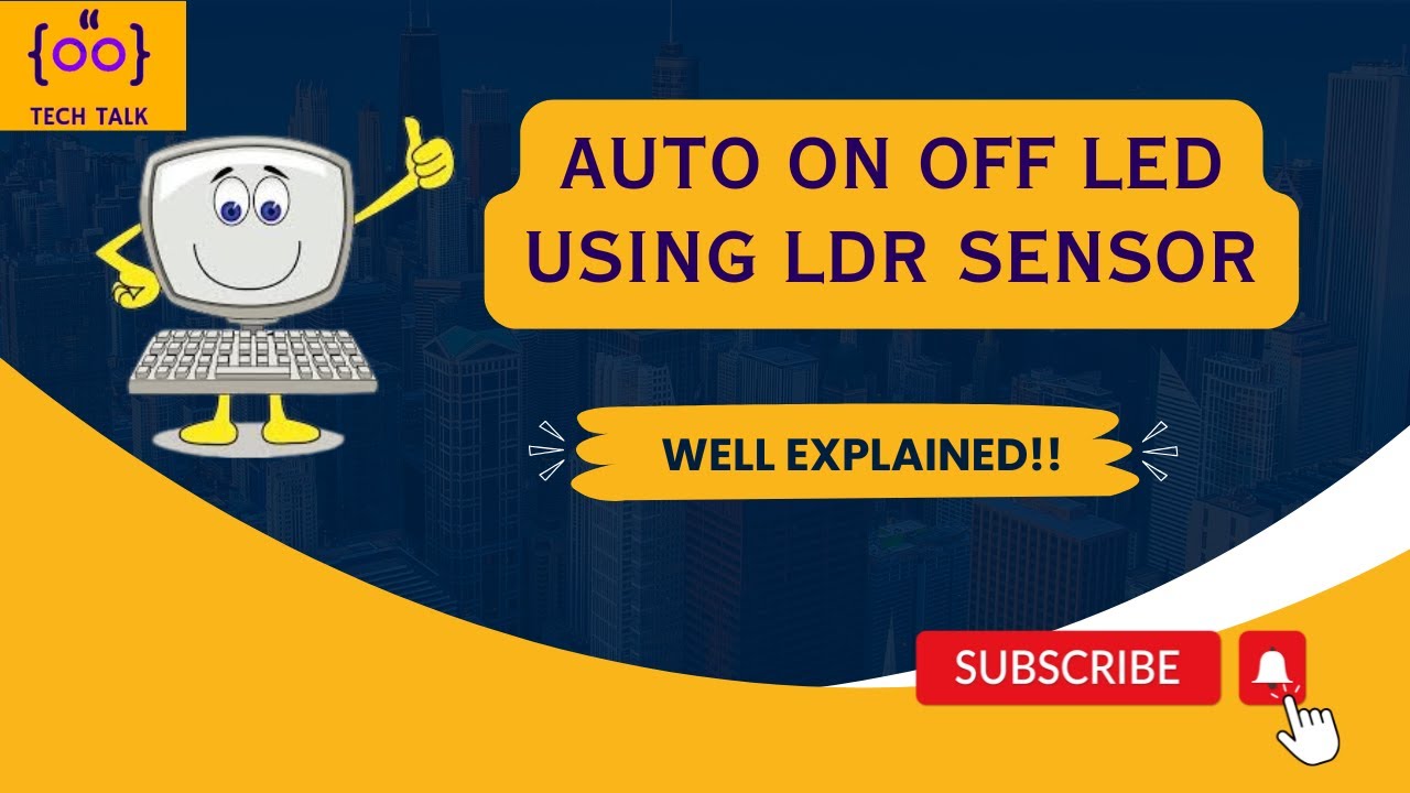 Auto On Off LED using LDR Sensor - YouTube