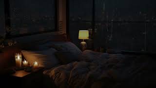 【No mid ads】Rain Bedtime Sounds | Rain Falling At Night Lulls You Into A Deep Sleep and Relax