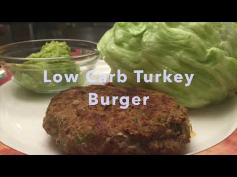 Quick Low Carb Turkey Burger