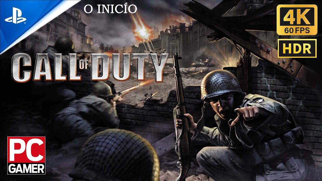 Call Of Duty - O Inicío - HDR 4K 60fps - PC - YouTube