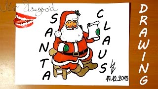 How to Draw SANTA CLAUS Easy | Full body | Christmas Stuff | #MrUsegoodART