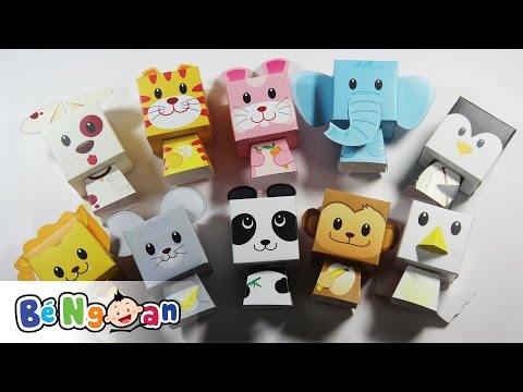 Video Hướng dẫn gấp các con vật bằng giấy ~ How to paper... - youtube