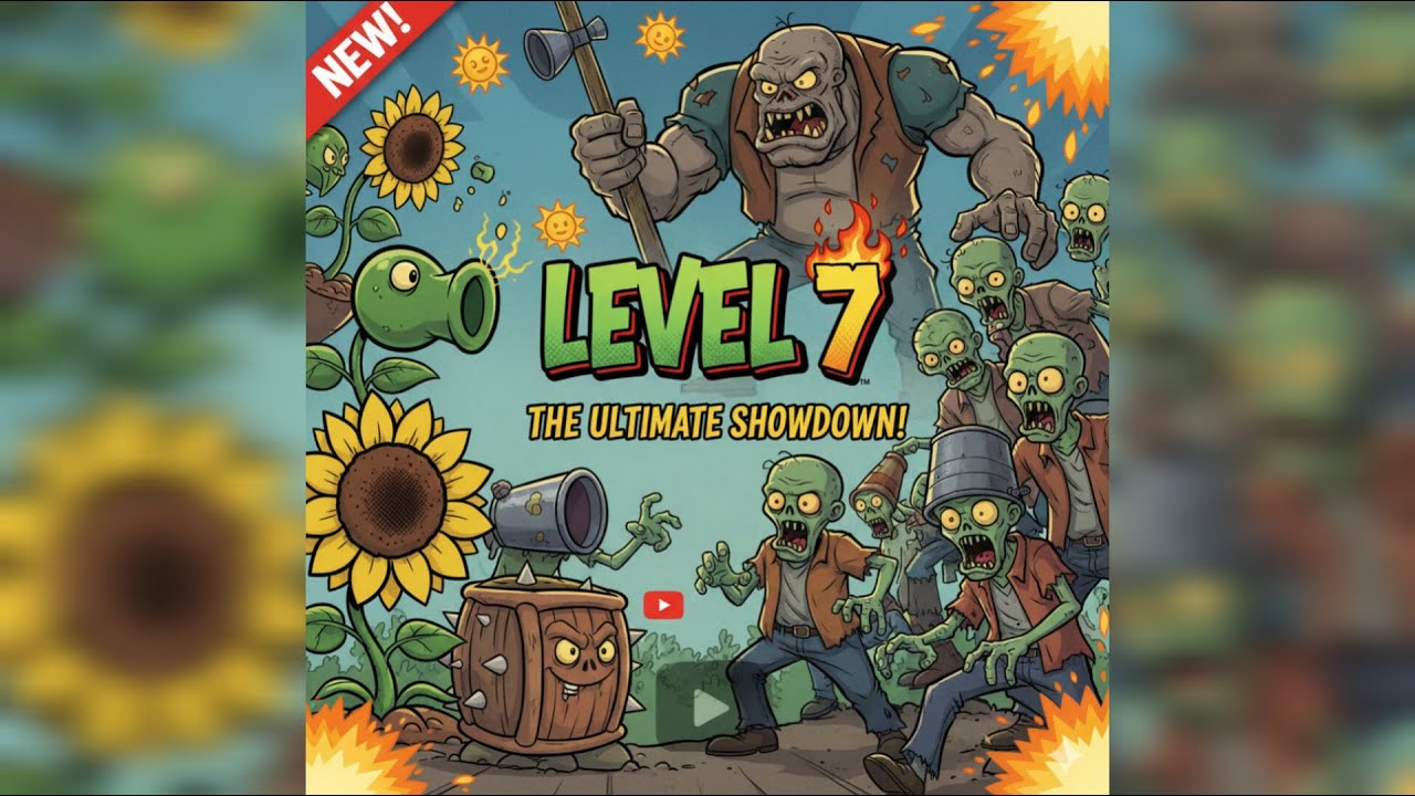 Zombie vs Plants: Level 7