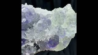 Video preview: Blue-Green Fluorite with Quartz — Fujian, China · 14.1 cm | Natural Mineral Specimen