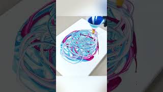 Infinity Painting with 2 Funnels #fluidart #acrylicfluidpouring