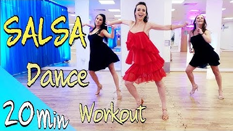 20 min SALSA Beginner to Advanced DANCE WORKOUT – Easy to follow | How To Dance Salsa