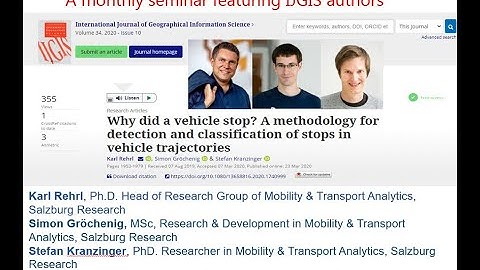 Machine learning on vehicle trajectories