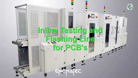 Inline Testing and Flashing Line for PCB