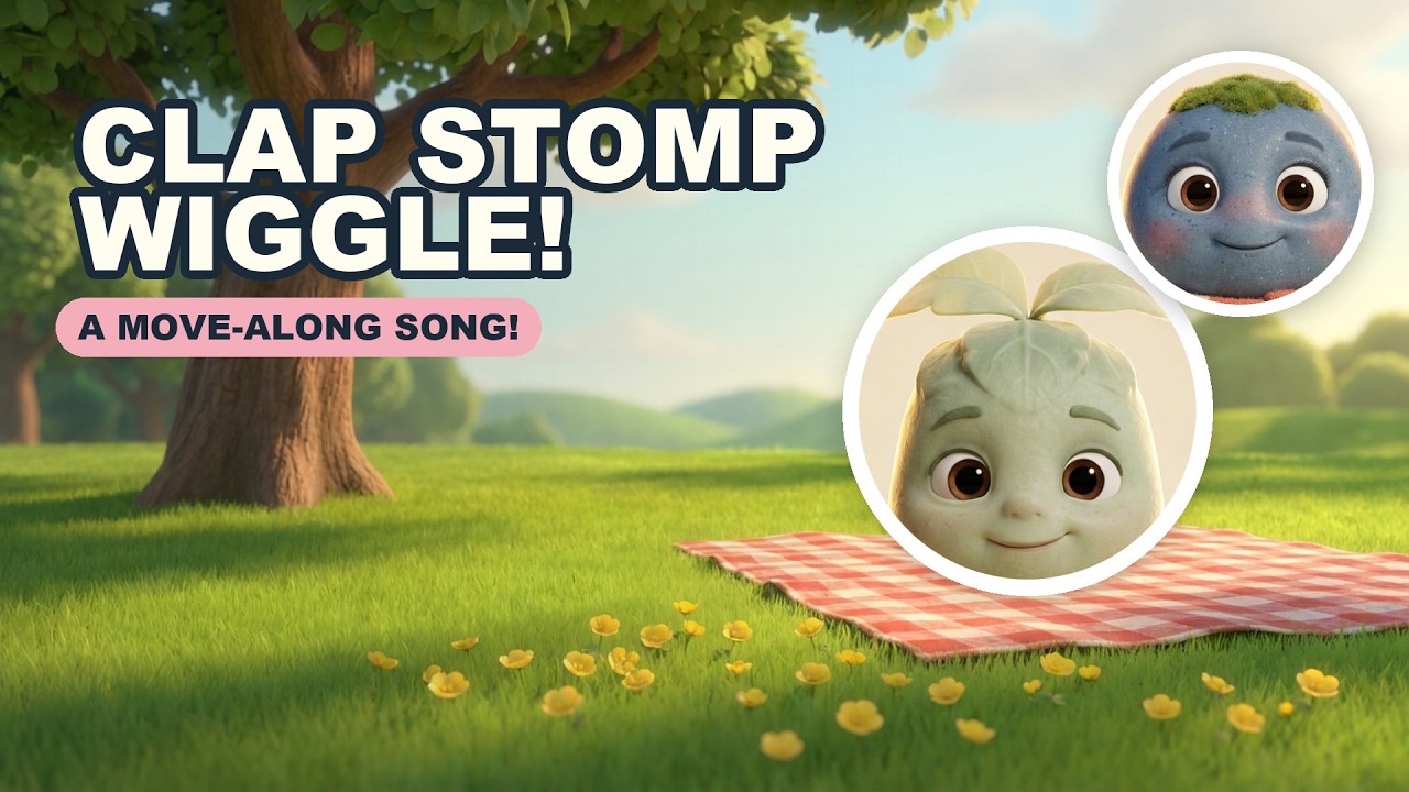 Clap, Stomp, Wiggle! | Move-Along Song for Babies and Toddlers