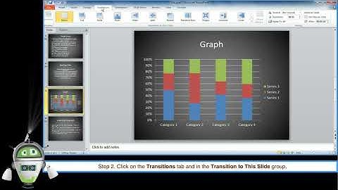 Chapter 5 - Enhancing the Presentation Part 9 - Transitions | Class 5 Computer