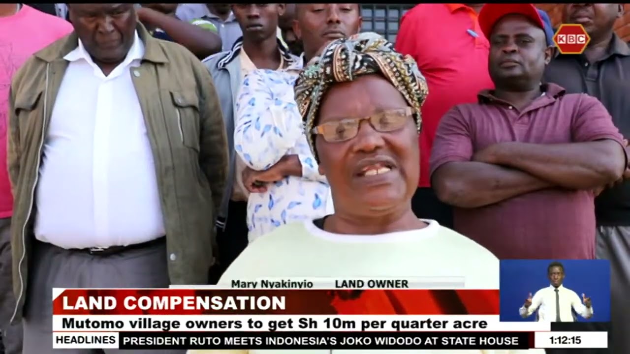 Mutomo village owners to get KSH.10M per quarter acre