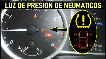 ¿Por qué se enciende el testigo de presión de los neumáticos cuando están bien?