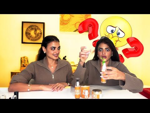 مقلب المنتجات المزي فة بأختي 