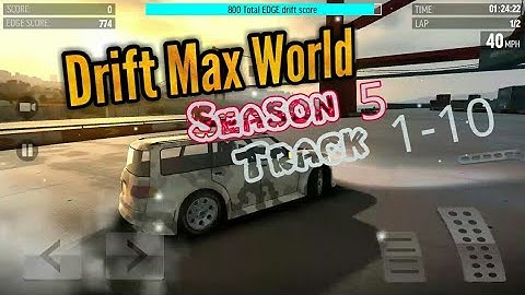Drift Max World Season 5 Track 1-2-3-4-5-6-7-8-9-10 Android/iOS Gameplay/Walkthrough