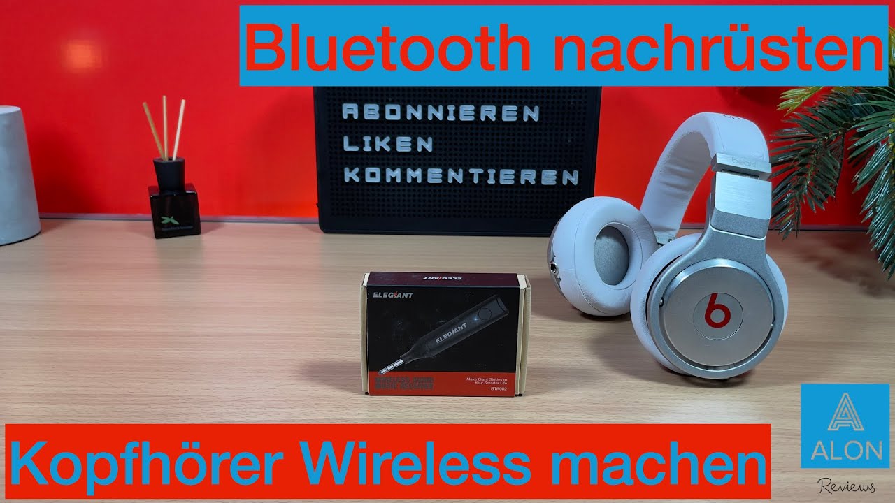 🎧 Kopfhörer kabellos machen - Bluetooth Adapter 🔥 