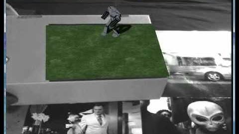 Aumented reality using ViSP and Ogre 3D