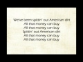 Matthew Ryan - American Dirt (Lyrics)