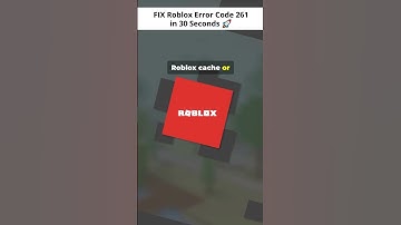 FIX Roblox Error Code 261 in 30 Seconds 🚀 #Roblox #error261 #robloxfix #RobloxError261
