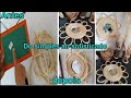 DIY:DOIS MODELOS DE ESPELHOS COM CORDA DE SISAL/ESTILO BOHO CHIC Sandra Cunha