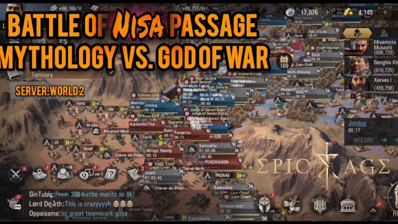 Battle for the Nisa Passage! (Mythology vs. God Of War)-Epic Age