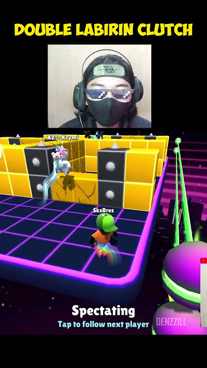 Combo Skill Freestyle Labirin Moment 😱 100% skill clutch but ... 😤 #shorts #stumbleguys