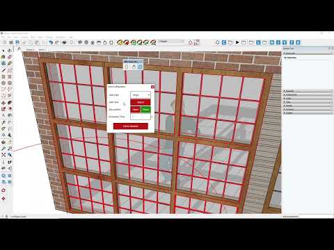Animate open doors in SketchUp