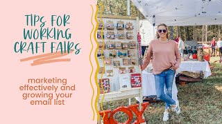 Tips for Working a Craft Fair as a Handmade Business