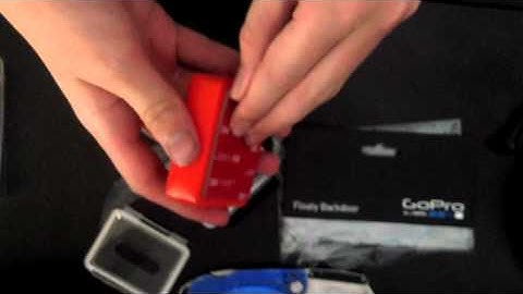 How to put on Floaty Back door Gopro !