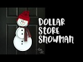 Dollar Store Pizza Pan & Pie Plate Snowman - YouTube