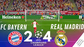 Penalty Shootout | Bayern Munich 2-4 Real Madrid • Champions League 23/24 | Video Game Simulation screenshot 4