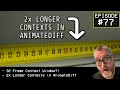2x Longer Context Windows - 32 Frame Motion LoRA for AnimateDiff | Creative Exploration EP77