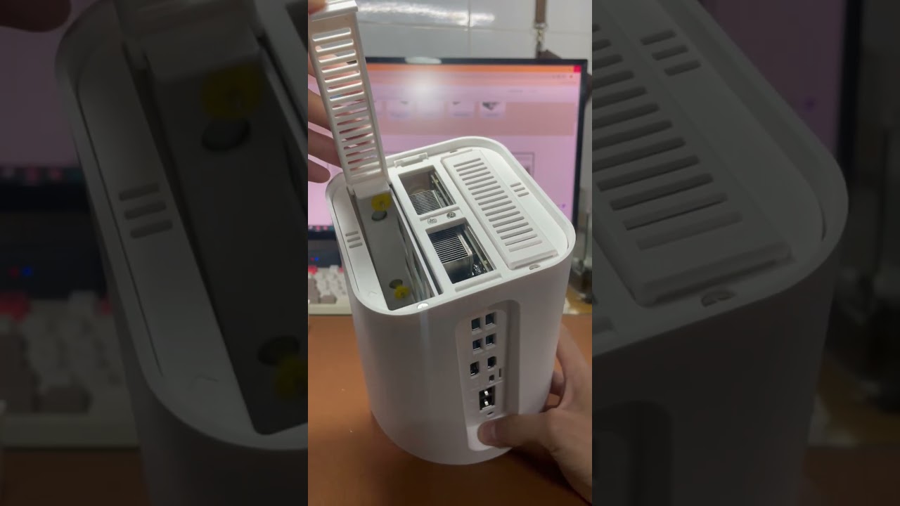 [PCNGON] Mở hộp Mini PC Aoostar NAS 2 bay 40TB 