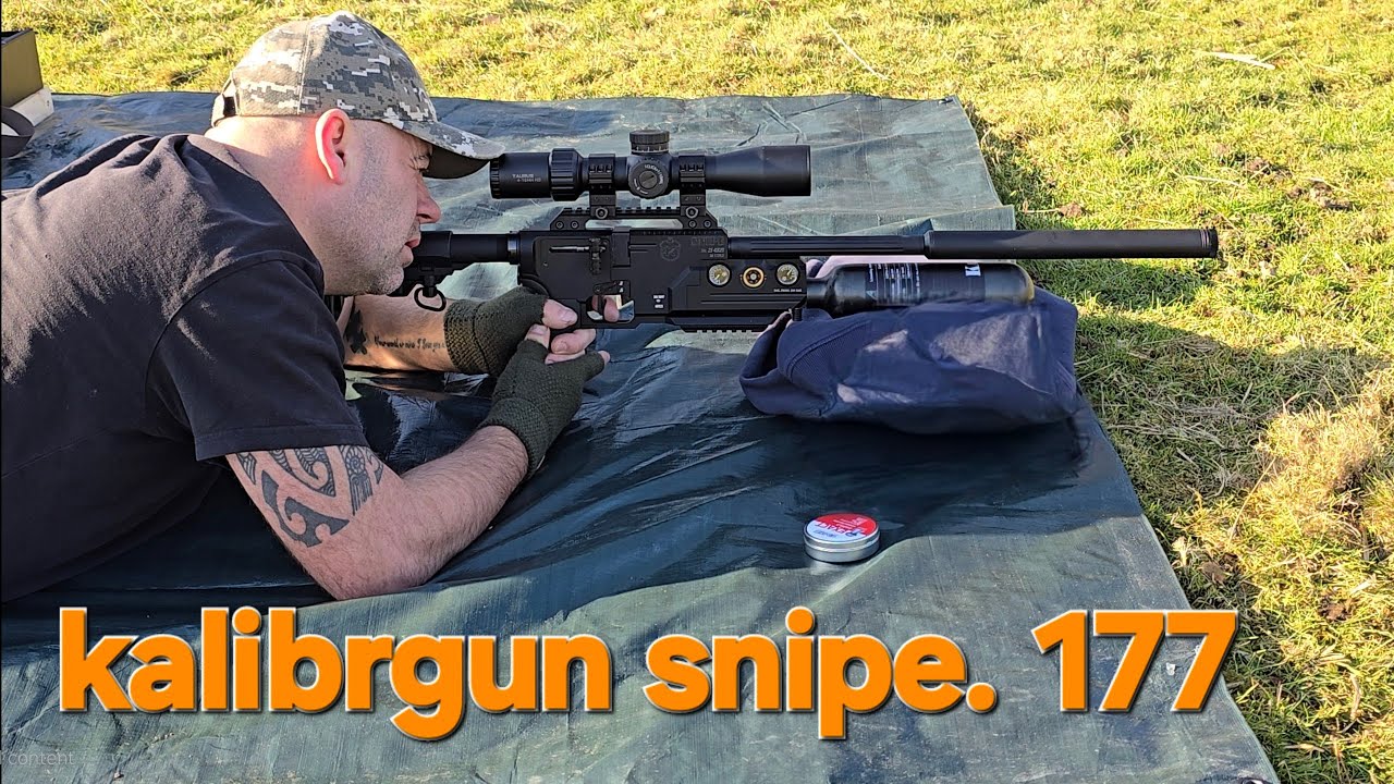 KALIBRGUN SNIPE .177, ОБЗОР И ТЕСТ НА ТОЧНОСТЬ НА 50 ЯРДАХ!!!